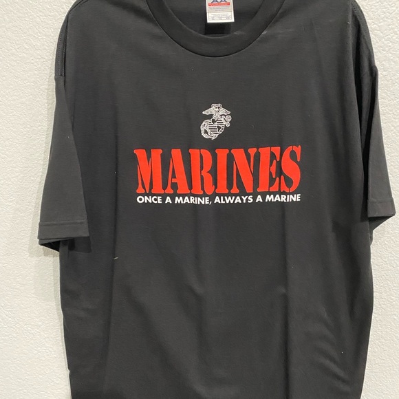 USMC Once A Marine tshirt / XL - Picture 4 of 4